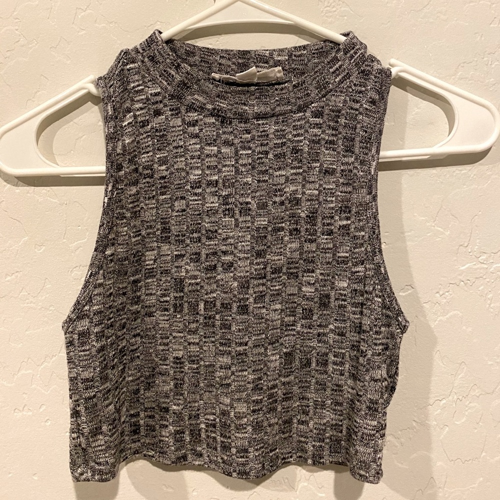 High Neck Crop Top